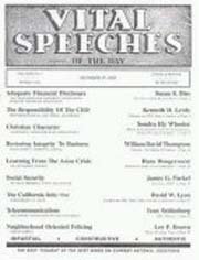 VITAL SPEECHES OF THE DAY magazine subscription